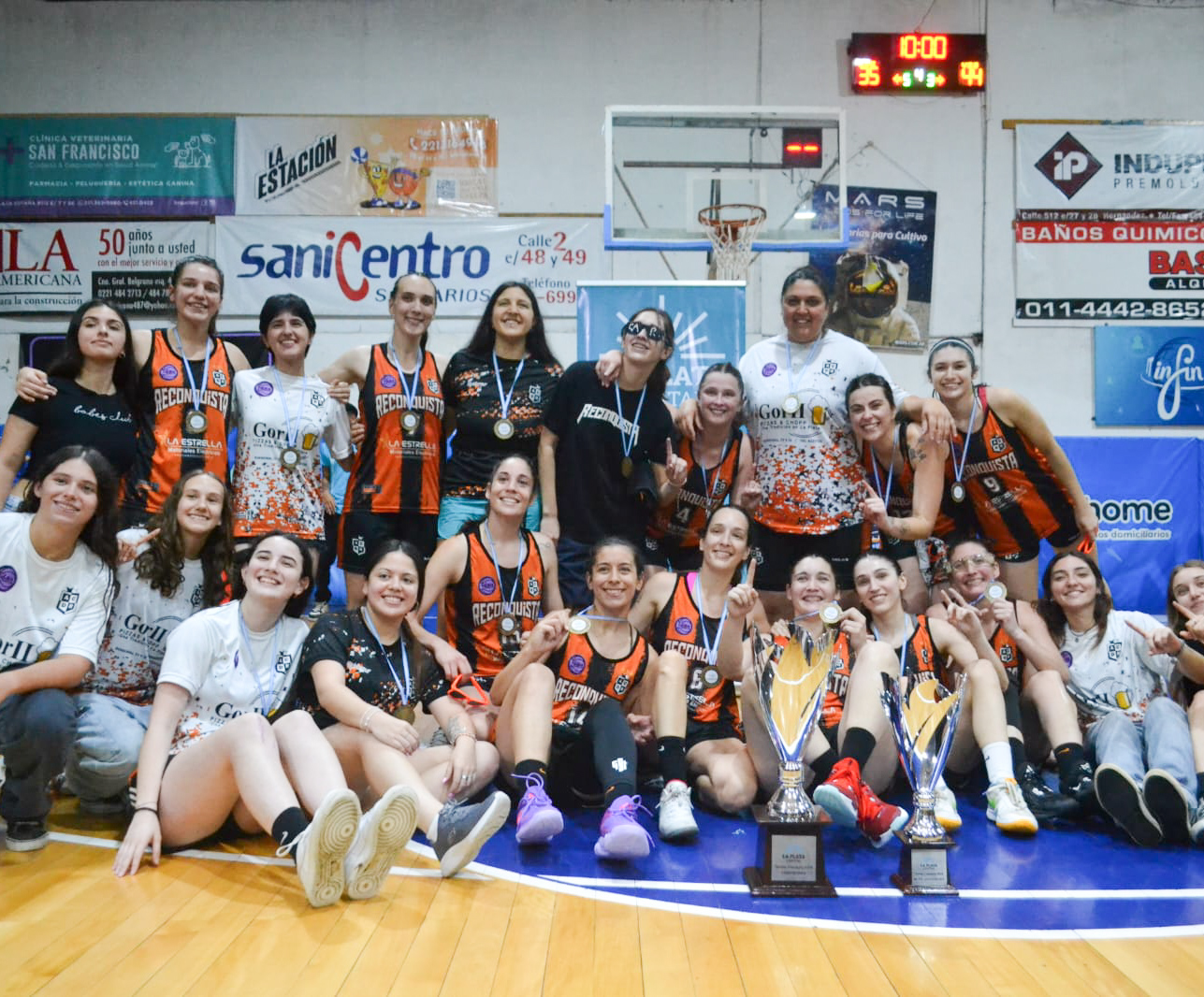 Reconquista nuevamente invicta  se consagró campeón del básquet femenino